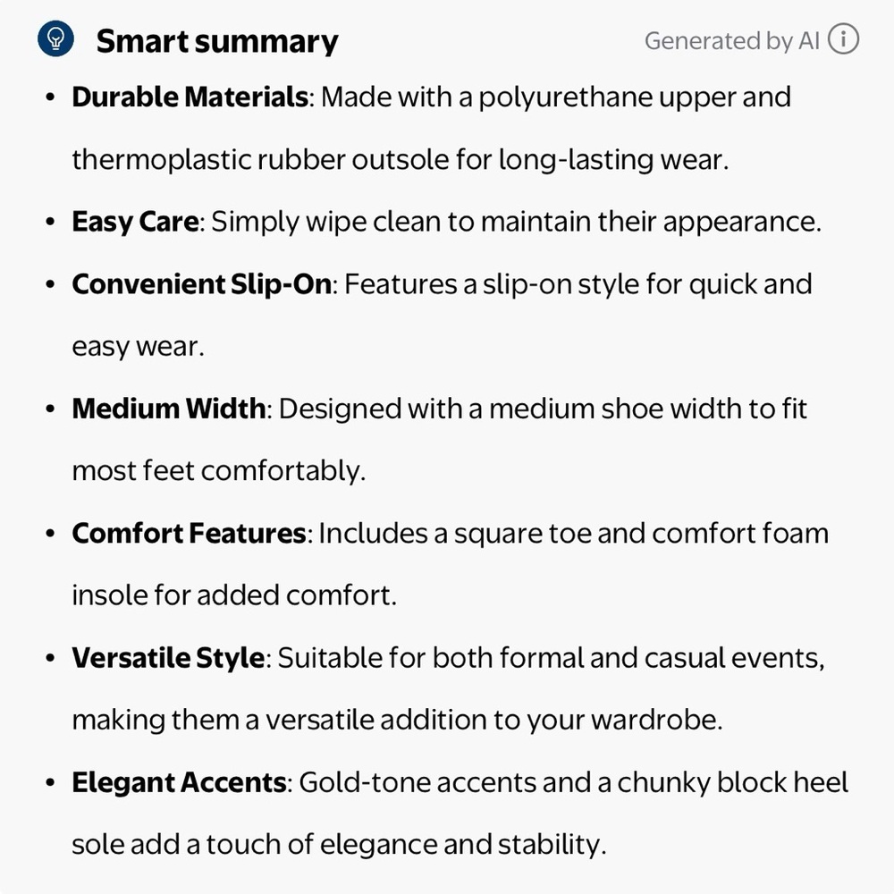 Time & Tru Women's Brown Loafer Mules Size 8 Memory Foam Slip On Gold Hardware - Picture 14 of 14